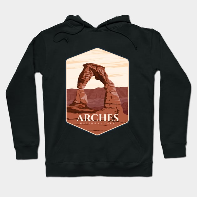 Arches National Park Hoodie by Mark Studio